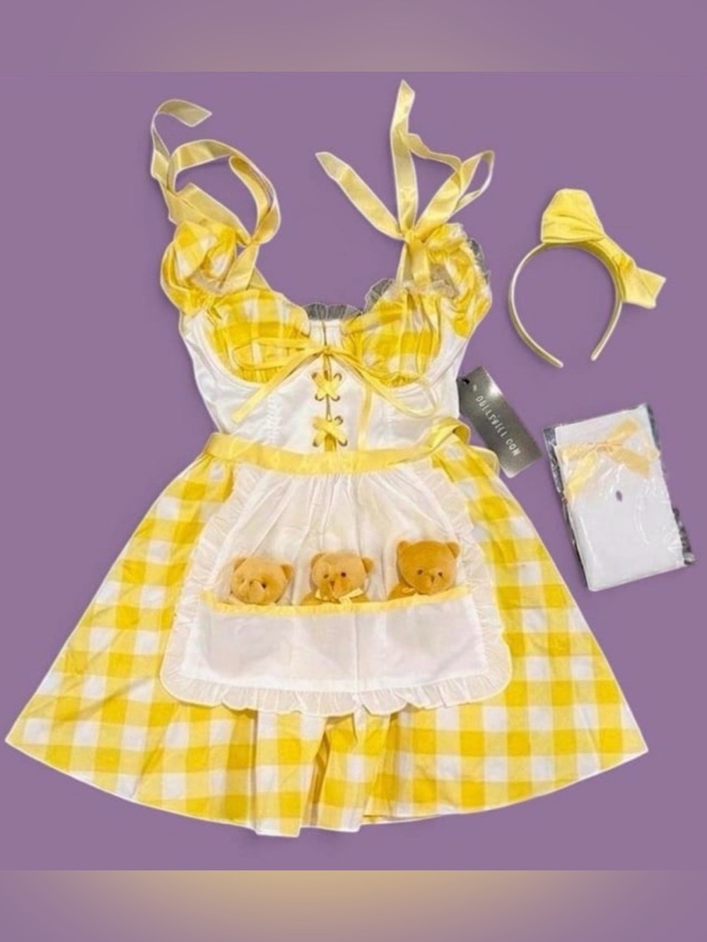 Dolls Kill Goldilocks Costume BEAR FRIEND GOLDIE COSTUME SET